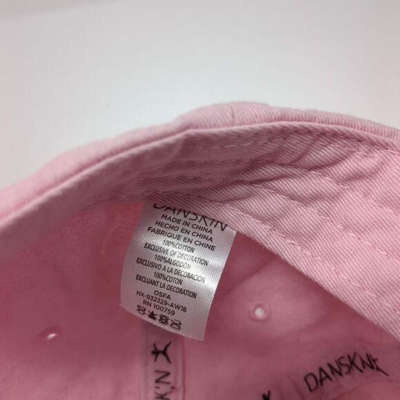 On Pointe Slideback Hat Pink OSFA Adjustable Embroidered 6 Panel Danskin - Picture 9 of 9